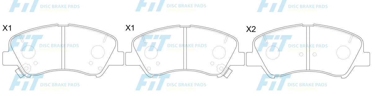 58101-2VA50 58101-A7A00 58101-A6A00 58101-3XA00 J/&P BRAKE PADS 58101-2VA00